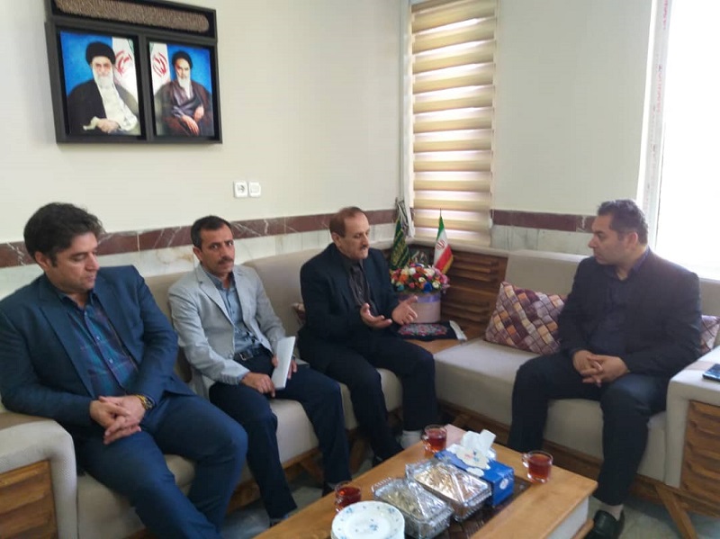 دیدار مدیرکل هواشناسی کردستان با فرماندارشهرستان بیجار